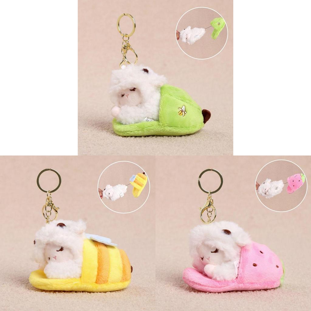 Plush Duck Keychain Toy With Pp Cotton Filling For Girls And Women