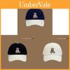 Cute Bear Baseball Cap With Warmth And Windproof Features For Fall Winter Fashion