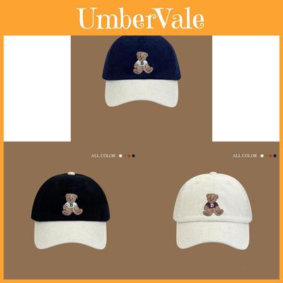 Cute Bear Baseball Cap With Warmth And Windproof Features For Fall Winter Fashion