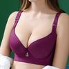 Breathable Thick and Thin Beautiful Back Plus Size Underwear Without Steel Ring Push Up Bra