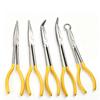3/5Pcs Extra Long Nose Pliers Set, 11 Inch Straight & Bent Tip Mechanic Spanner & Clip Removal Tools for Car Repair
