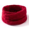 100% Pure Cashmere Plaid Neck Warmer - Thick, Warm, Knitted Scarf