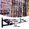 3-Position Fishing Rod Storage Holder Horizontal Fishing Rod Rack Wall Mounted Fishing Rod Display Racks Enduring