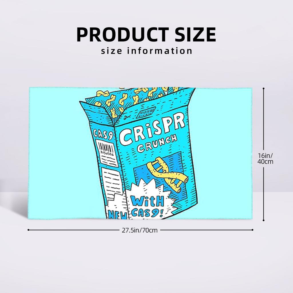 crispr cas9 gene editing science cereal dna Soft Face Towel Quick Dry Pool Bath Cotton Towels Absorbent Quick