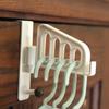 Over The Door Hanger 4 Holes Good Bearing Cloth Hook Holder Space Saving Organizer for Home