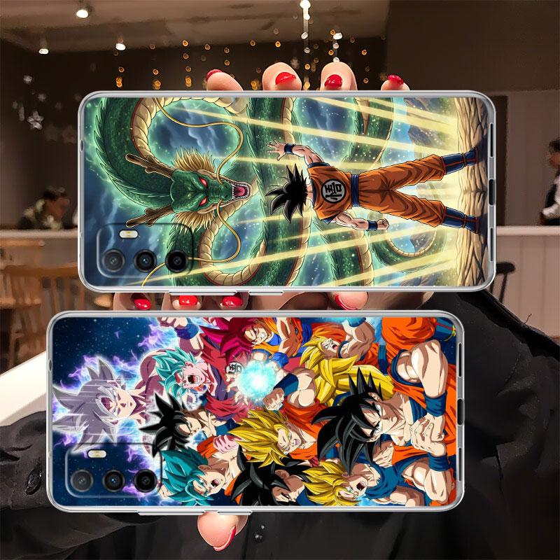 TR11 Dragon Ball Goku Transparent Phone Case for Motorola Moto G40 G04 G05 One Ace Action  Fusion + Plus Hyper Macro Vision Zoom