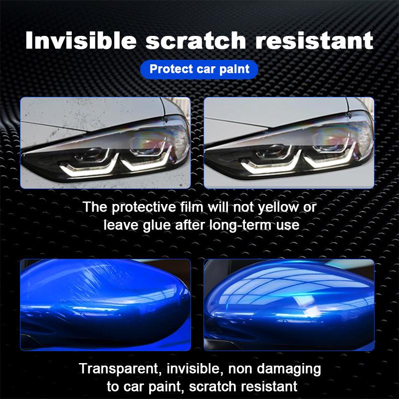 BMW 5 Series G30 TPU Transparent Protective Film for Headlight & Rearview Mirror