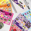 6/12Sheets Cool Race Car Make a Face Puzzle Stickers Cartoon Decal Kids Funny Jigsaw Educational Toys Party DIY Games Boys Gifts