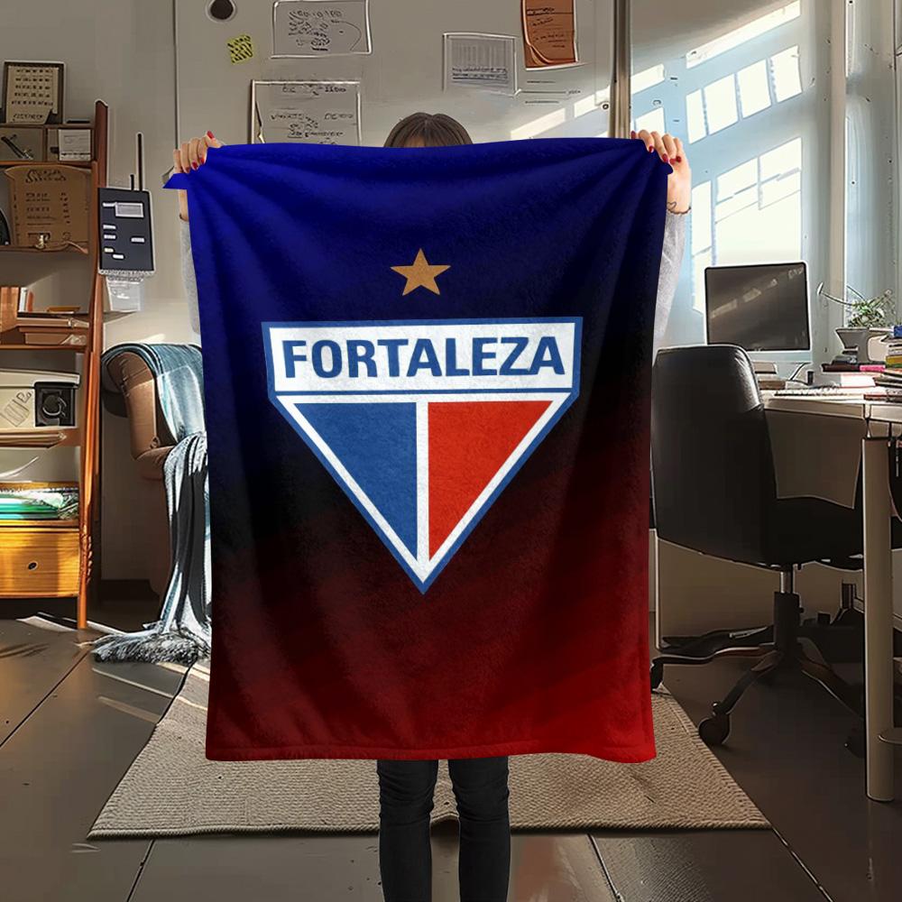 1Pc Fortaleza Print Flannel Blanket High Quality Warm Comfortable Cover for All Seasons Perfect for Gifts Home Decor
