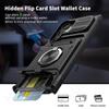 Custodia Per Samsung Galaxy S25 S24 S23 Ultra Plus FE A55 A35 A15 A14 Magnetica Anello Rotante Cavalletto Protezione Pesante Copertura Portafoglio