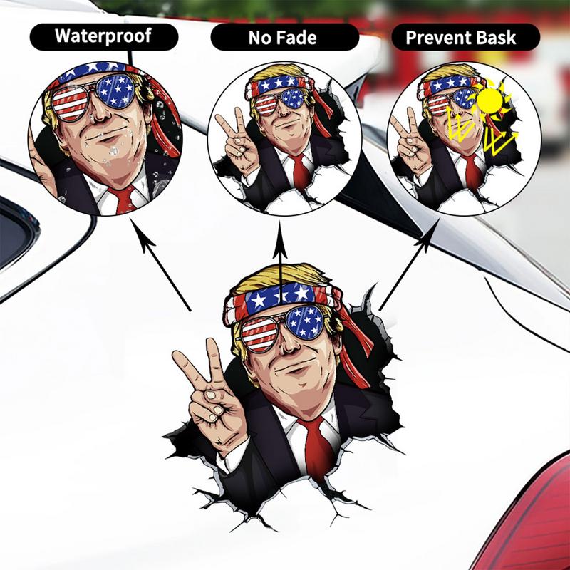 President Stickers For Cars Creative President Car Stickers President Stickers For Cars Notebooks Skateboards Refrigerators