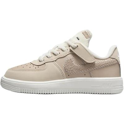 Air Force 1 Rutschfest Abriebfest Stoßdämpfer Niedrig geschnitten Kinder Skateboard Schuhe Ecru Kinder Sneaker FZ4514-100