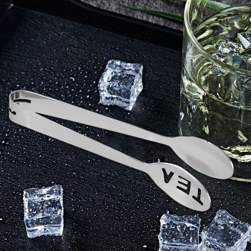 Teklypklemmer Rustfritt Stål Teklypetang Sølv Te Sil Klype Teskje For Løse Blader Gripe Isterninger