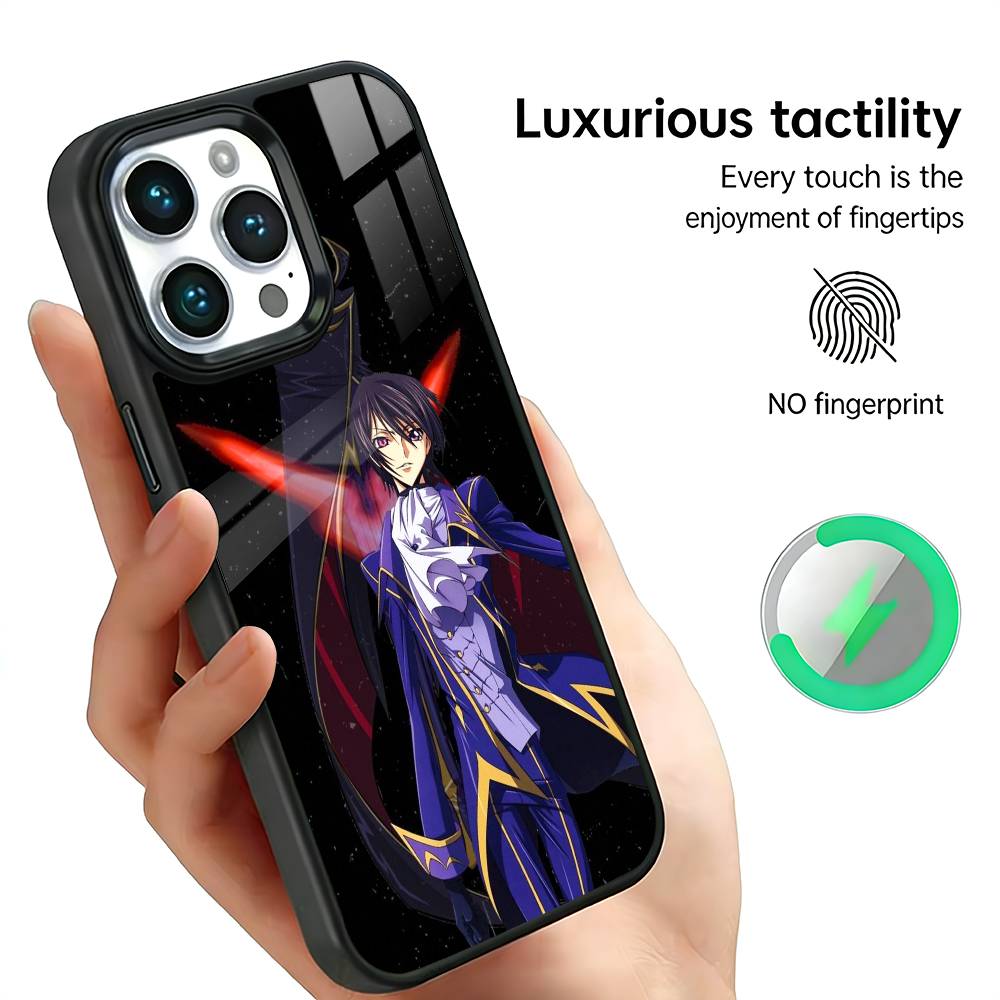 C-Code G-Geass Phone Case For iPhone17,16,15,14,13,12,11 Plus,Pro Max, New Magnetic Wireless Charging
