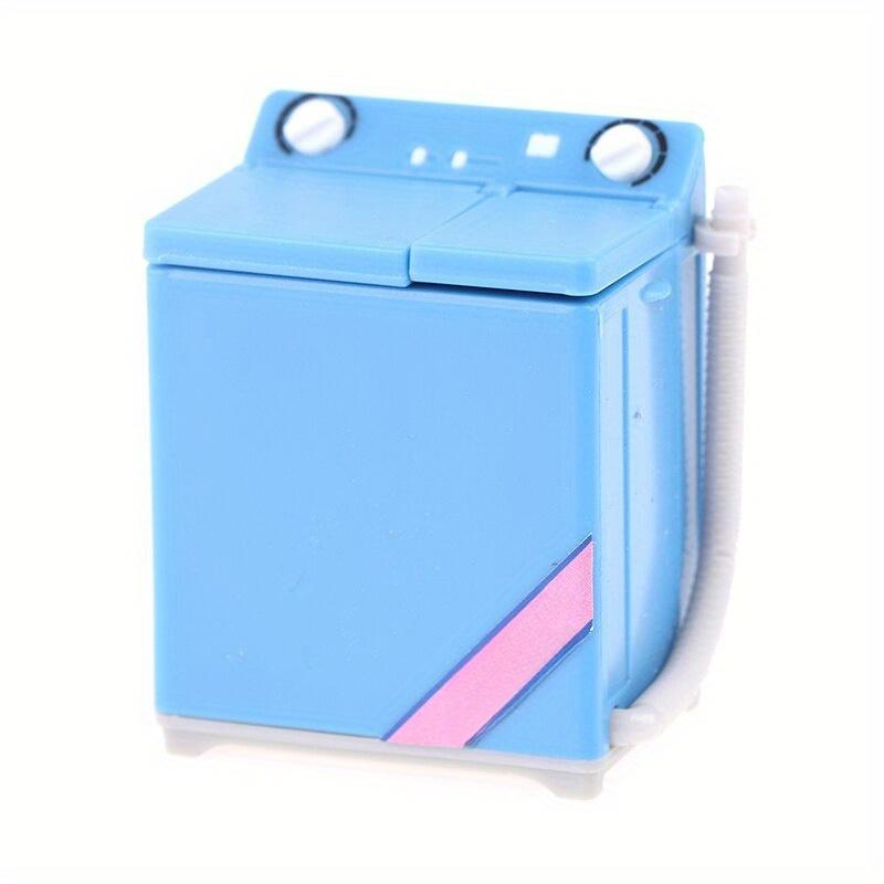 

Реалистичная миниатюрная модель стиральной машины для украшения мебели кукольного домика синий