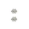 2/4Pcs No‑Sew Flower Pearl Waist Buckle Detachable Pants Waist Reducing Clip Fashion Decor Brooch for Jeans Skirt Shirt Outfit