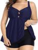 Costume Tankini da Donna Bikini Vintage Vita Alta Taglie Forti Costumi da Bagno Abbigliamento da Spiaggia Costume da Bagno Estivo per Donna Nuotatori