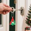 10-30Pcs Christmas Mini Pop Keychains Xmas Tree Hanging Ornaments Christmas Home Decoration New Year Party Kids Gift Fidget Toys