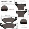 Brake Pads Front and Rear for Honda CR125R 2002-2007, CR250R 2002-2007, CRF250R/CRF250X 2004-2017, CRF450RX 2017, CRF450X 2005-2017, CRF450R