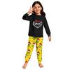 Children's  Boys And Girls Thin Two-piece  Long-sleeved Pants Two-piece