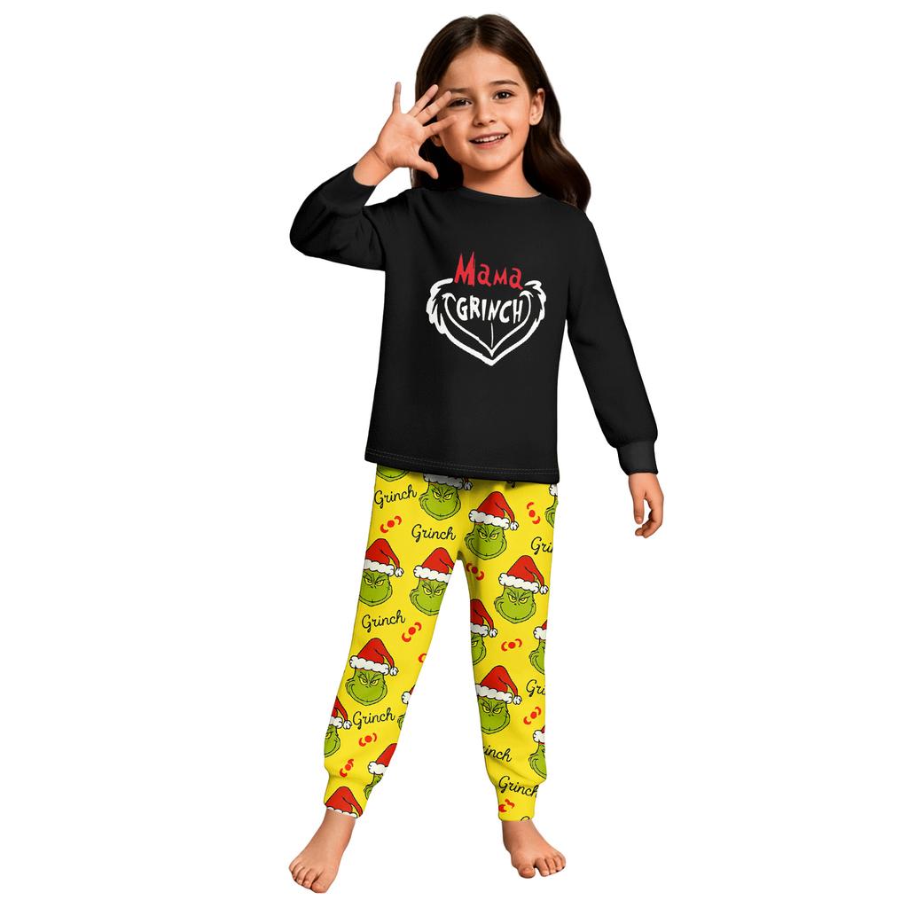 Children's  Boys And Girls Thin Two-piece  Long-sleeved Pants Two-piece