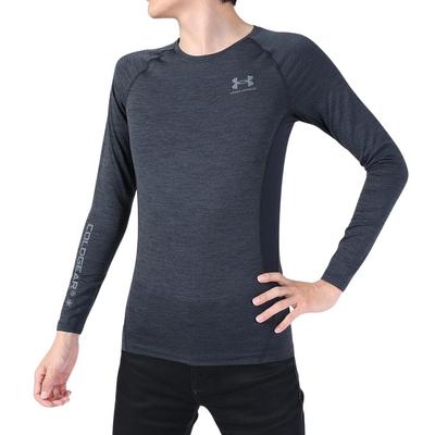 UA CG ARMOUR CREW NOVELTY Black MD