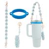 Water Cup Lanyard, Hand-woven Flower Thermos Cup Rope, Female