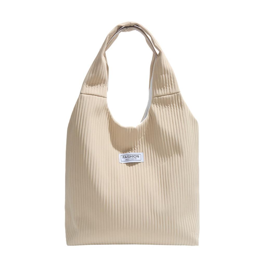 

Solid Color Hand-held Tote Bag Large Capacity Women s Handbag Fashion Shoulder Bag Student хаки