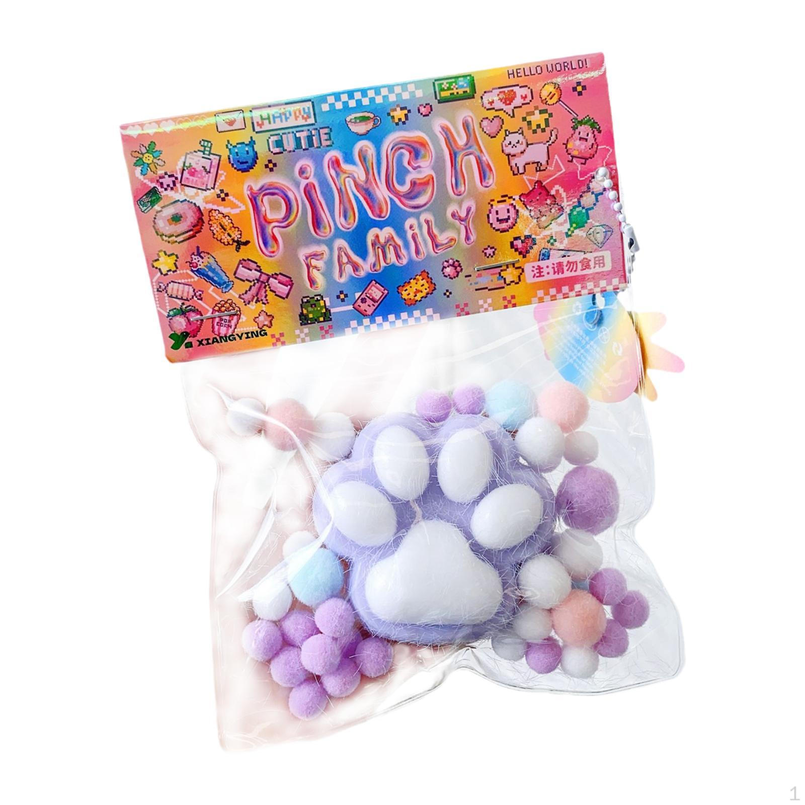 

Paw Sensory Fidget Unbreakable Party Favors Подарки на день рождения Новинка Маленький Наполнитель для мешочков с подарками для фиолетовый