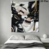 NieR Automata Wall Tapestry Aesthetic Wall Hanging Printed Fabric Blanket Decorative Tapestries for Bedroom Living Room Home Decor