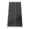 Monocrystalline Solar Battery Panel Kit Flexible 17W 18V 0.94A with USB Port for Camping Car Boat