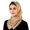 Womens Floral Print Scarf Headwrap Lightweight Silk Square Shawl Modest Fashion Accessory