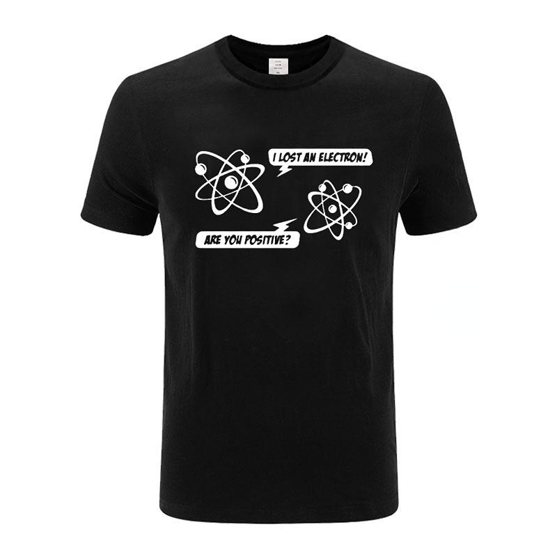 Muži Oblečení Věda Fyzika Geek Nerd Grafika Trička Ztratil jsem Electron Tričko Ženy Muži Ležérní Volné Trička Camiseta Hombre