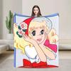 Candy Candy Manga Blanket Soft Quality Bedding Throw for Spring Home Decor Students Novelty Bedspread