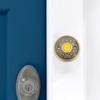 Retro Style Illuminates Doorbell Button Strong Metal Construction Easy Installation Suitable for Houses Apartments