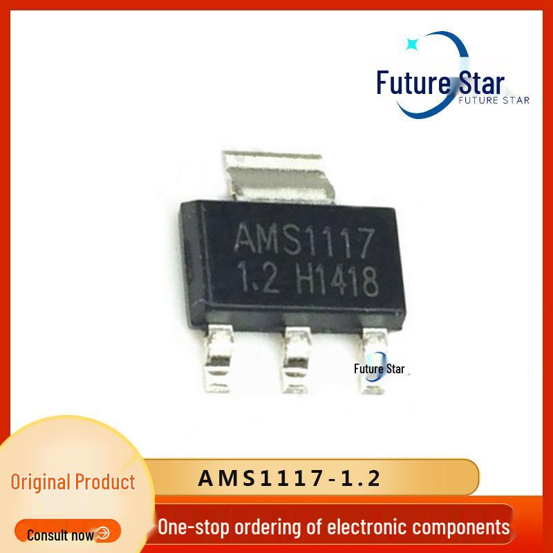 AMS1117-1.2 Voltage Regulator IC, SOT-223 Package, Genuine BOM Component