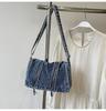Retro Denim Large Autumn Large Capacity Shoulder Bag Messenger Bag Foreign Casual Bag