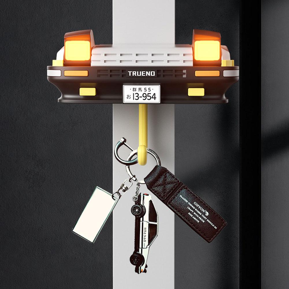 Car Headlight Key Holder Wall-Mounted Key Hanger Keychain Holder Room Wall Decoration Car Enthusiasts Gift