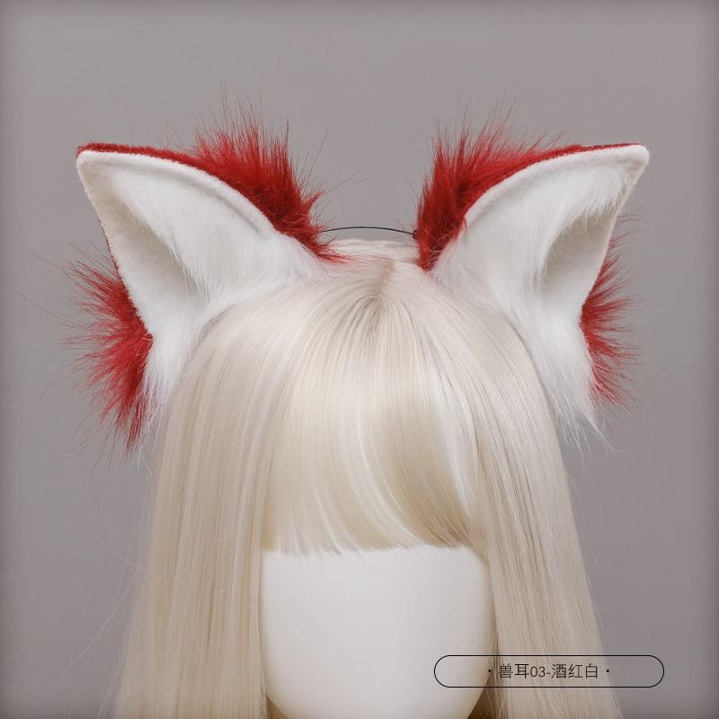 Handmade Plush Fox Tail Cosplay Accessory Anime Conventions Unisex Animal Costume Prop