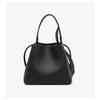 Vegetable Basket Bag Drawstring Bucket Bag Textured Commuter Versatile Shoulder Messenger Bag Women's Elegant Handbag