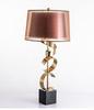 Post-modern minimalist luxury villa living room, bedroom bedside lamp, personalized artistic study table lamp