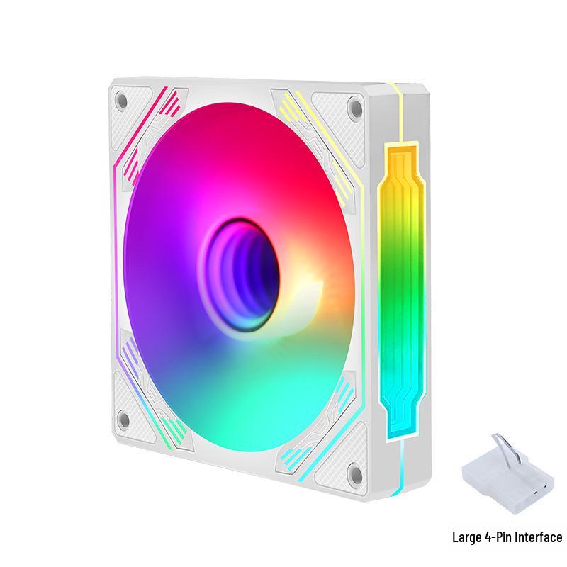 Silent LED 120mm 4-Pin Chassis Cooling Fan