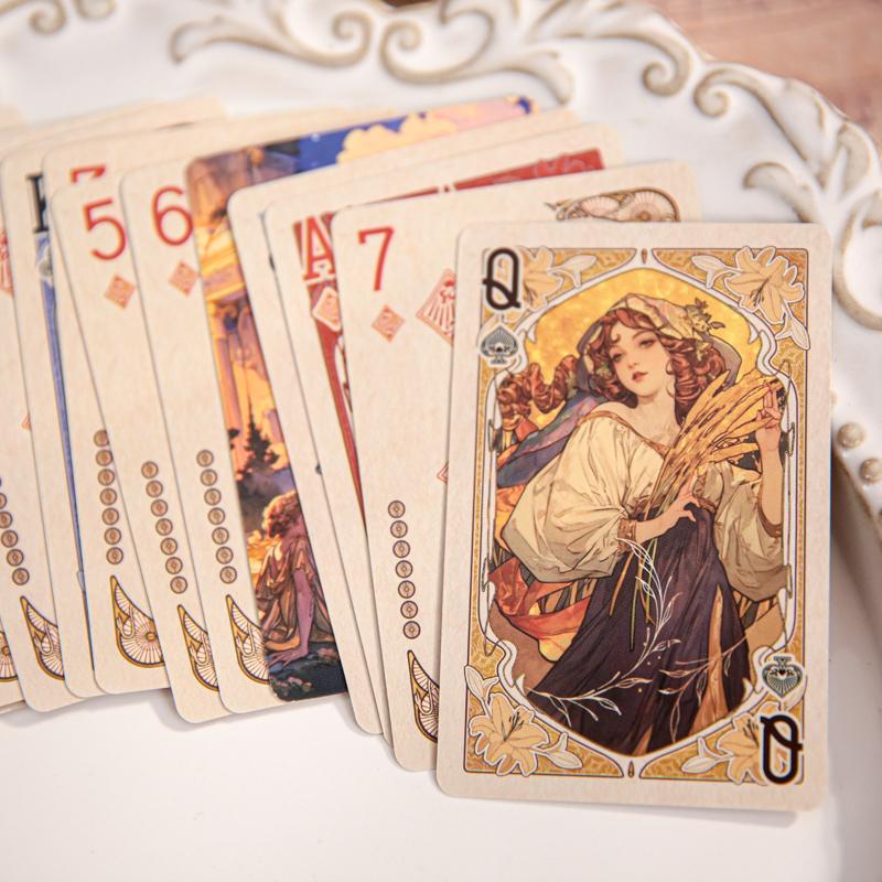 Divine Prayer Series Playing Cards Vintage Poker Card for Magic Shows Parties Table Games