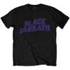 T-shirt vintage Black Sabbath avec logo ondulé