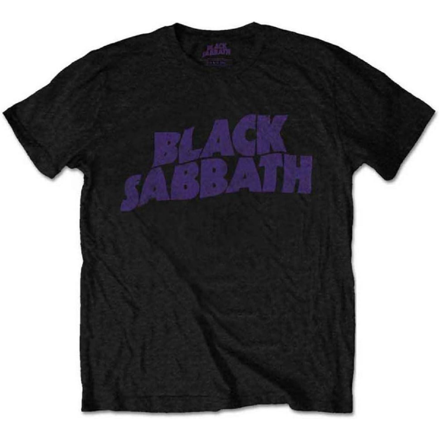 Black Sabbath Волнистый Логотип Группы Винтажная Футболка XXXXXL разноцветный