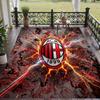 Soft Floor Carpet AC Milan Pattern Area Rug Decorative Mat For Home Room Decoration