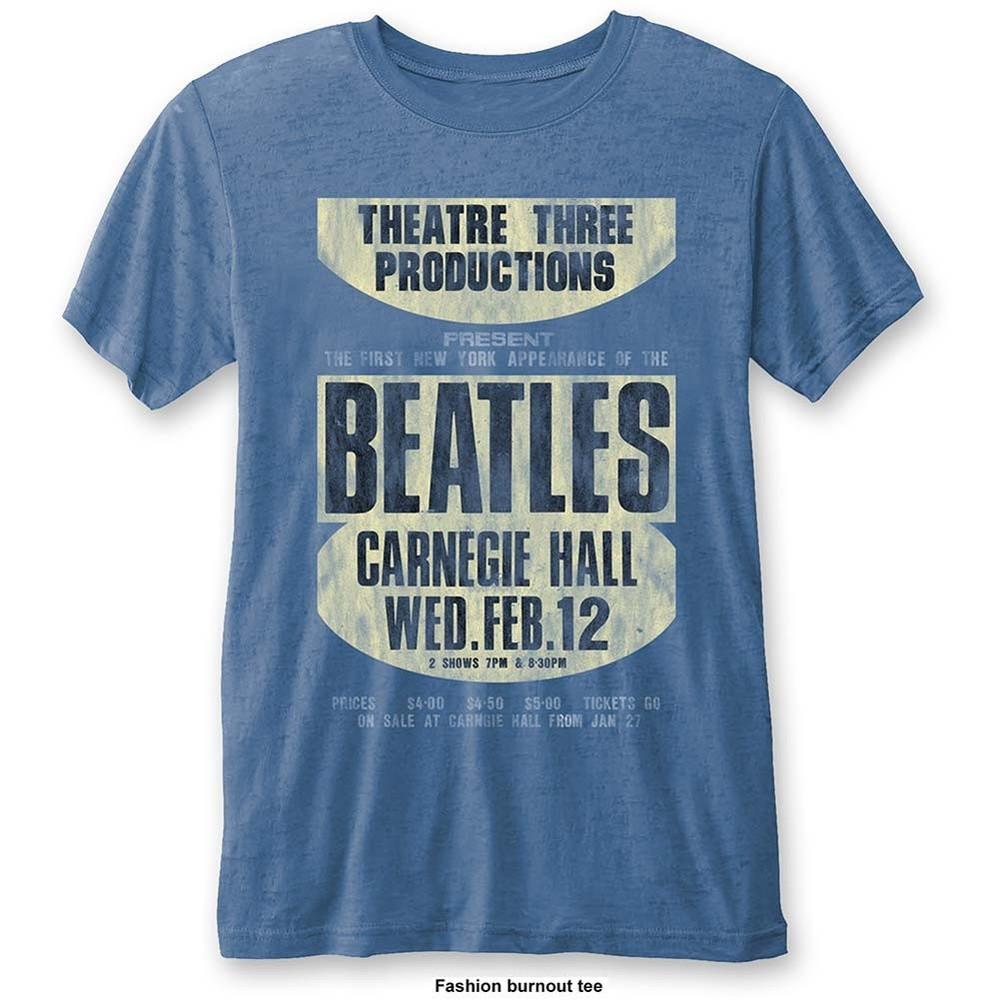 Beatles Carnegie Hall (Burn Out) Vintage T-shirt Small Mid Unisex T-Shirt XXXL