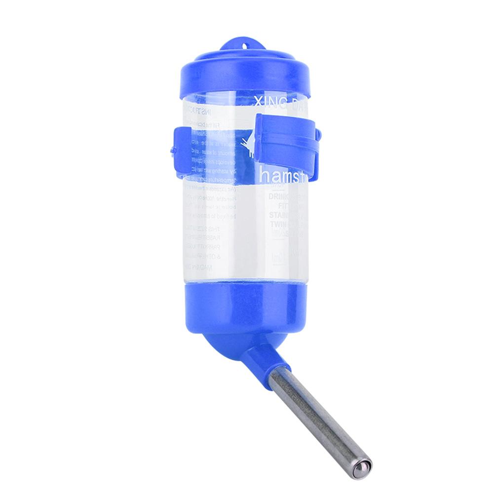 

No Drip Hamster Water Bottle Small Sized Pet Water Feeder for Hedgehog(Blue) синий