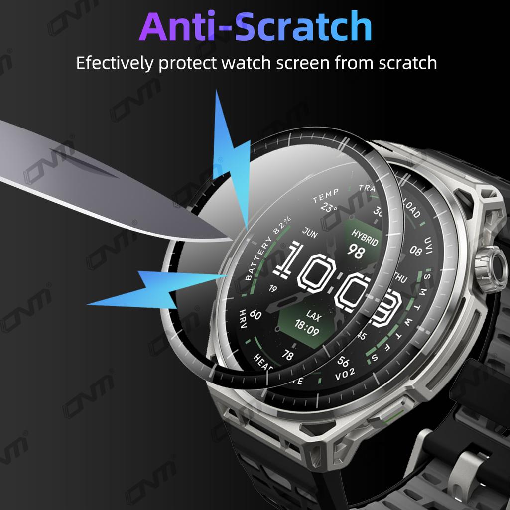 3D Screen Protector for Amazfit Balance 3 Anti-scratch Film Full Coverage Ultra-HD Protective Film (Not Glass) Accessories