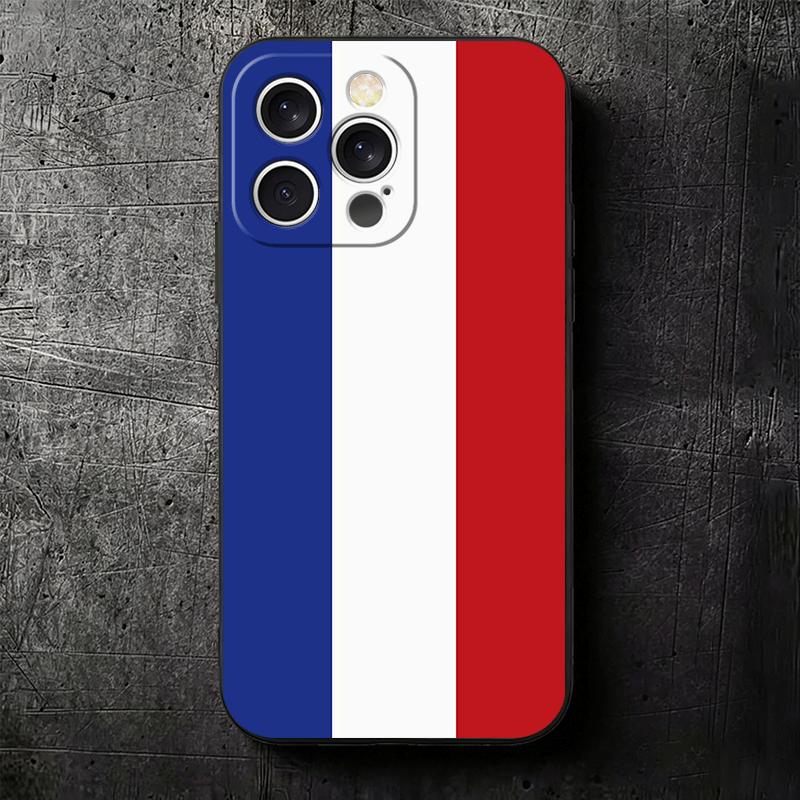 France Eiffel Tower Paris Soft Phone Case for iPhone 16 16E 17 Air 15 Pro Max 14 Plus 13 Mini 11 12 7 Black Cover Back Shell